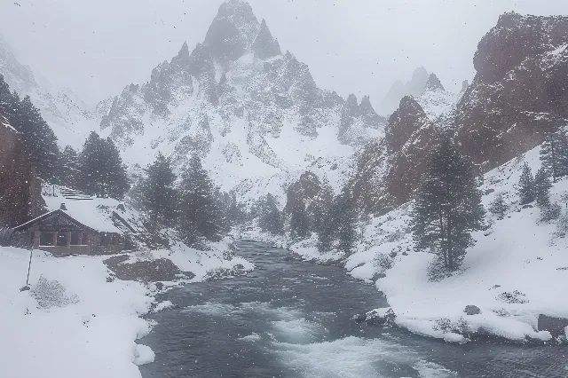 Snow, Mountainous landforms, Winter, Mountain, Glacial landform, geological phenomenon, Mountain range, Terrain, Wilderness, Freezing, Ice cap, Ice, Alps, Hill station, Slope, Larch, Valley, Nunatak, Moraine, Ridge