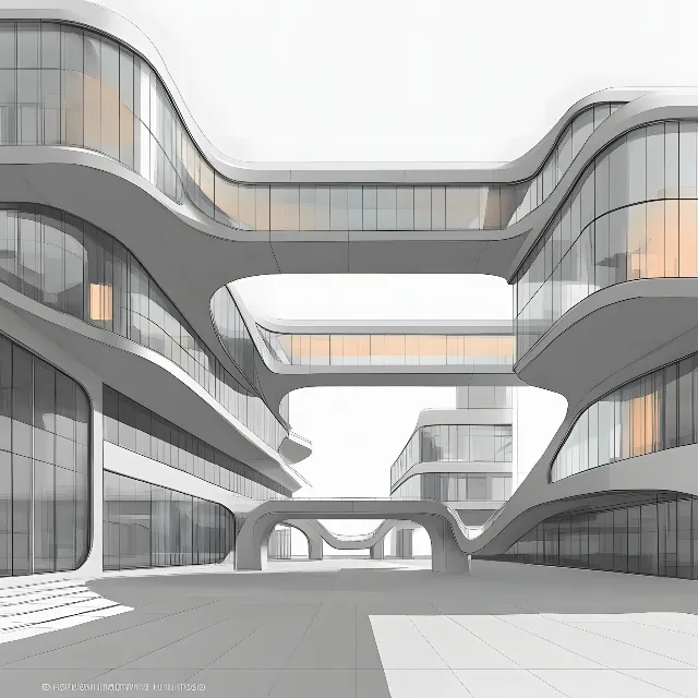 Design, Plan, Headquarters, Brutalist architecture, 3D modeling, Science