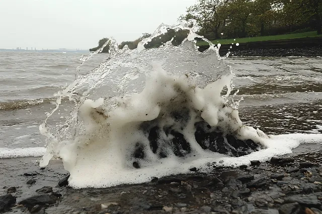 Water, Fluid, Liquid, Watercourse, Wave, Sea, Wind wave, Foam, Ocean, Shore, Coast, Beach, Wind