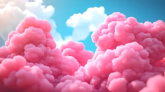 Blue, Cloud, Pink, Cumulus, Meteorological phenomenon, Graphics