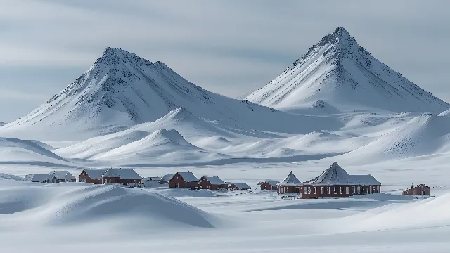 Snow, Mountainous landforms, Mountain, Winter, Glacial landform, Glacier, Mountain range, Hill, Nunatak, Highland, Ice cap, Summit, Ridge, Terrain, Freezing, Hill station, Alps, Fell, Slope, Massif