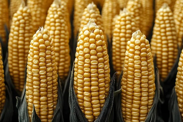 Ingredient, Produce, Food, Corn kernel, Yellow, Natural foods, Maize, Sweet corn, Corn on the cob, Vegetable, Elote, Staple food, Seed, Food group, Vegetarian cuisine, Superfood, Nuts & seeds, Whole grain, Grain