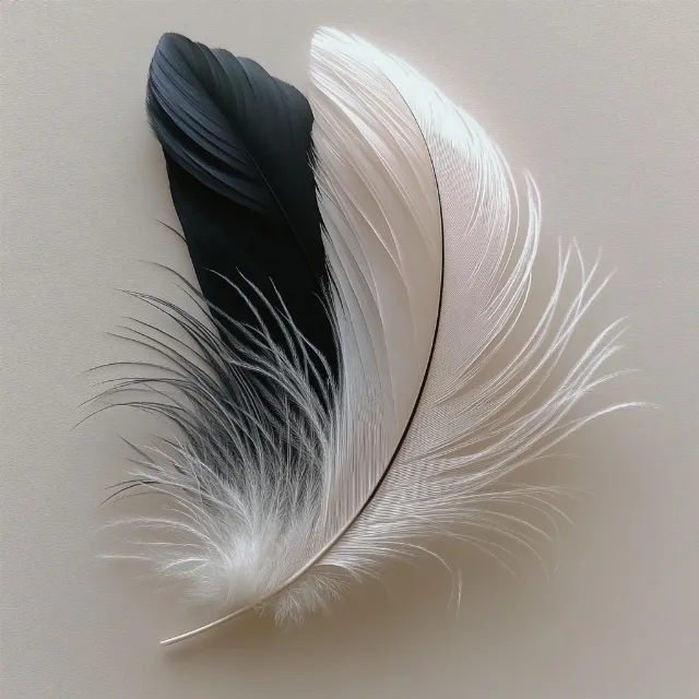 Feather, Close-up, Natural material, Silver, Animal product, Macro photography, Still life photography, Quill