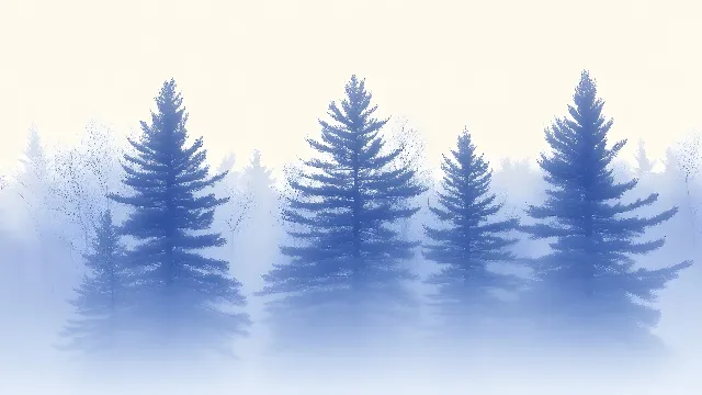 atmospheric phenomenon, Spruce-fir forests, Winter, Larch, Forest, Woody plant, Fog, Freezing, Mist, Snow, Conifers, Black spruce, Tropical and subtropical coniferous forests, Evergreen, Cupressaceae, Pine family, Fir, Pine, Haze, Alpine larch