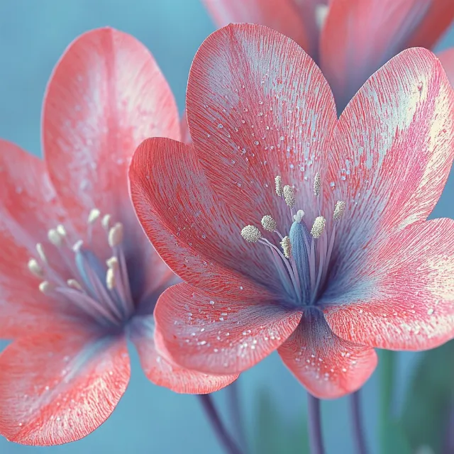 Flower, Petal, Pink, Close-up, Flowering plant, Macro photography, Purple, Pollen, Herbaceous plant, Wildflower, Lilies, Blossom, Perennial plant, Amaryllidaceae, Pedicel, Dew, Drop, Geraniums