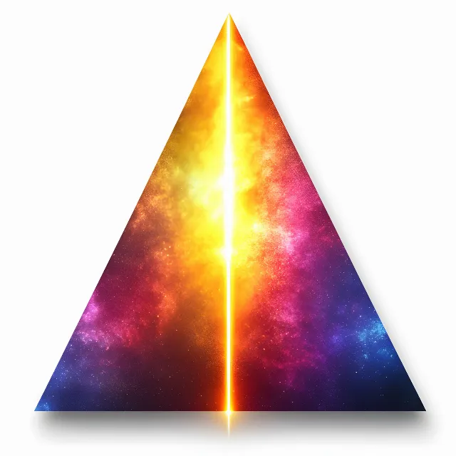 Triangle, Orange, Graphics, Night, Star, Pyramid, Graphic design