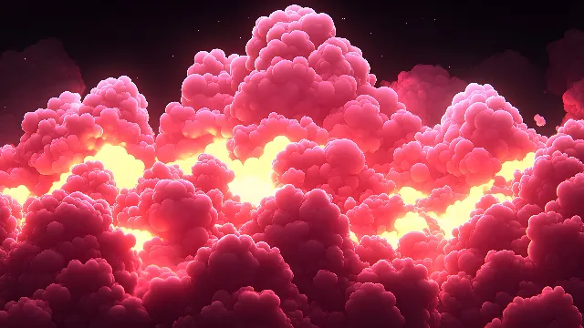 Red, Cloud, Pink, Cumulus, Meteorological phenomenon, Graphics