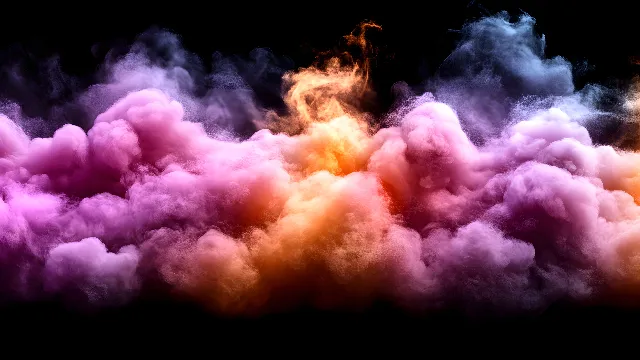 Pink, Orange, Smoke, Purple, Graphics, Meteorological phenomenon