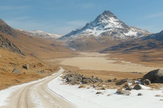 Mountainous landforms, Mountain, Highland, Terrain, Mountain range, Wilderness, Glacial landform, Valley, geological phenomenon, Geological formation, Winter, Fell, Geology, Ridge, Slope, Summit, Arête, Alps, Tundra, Mountain pass