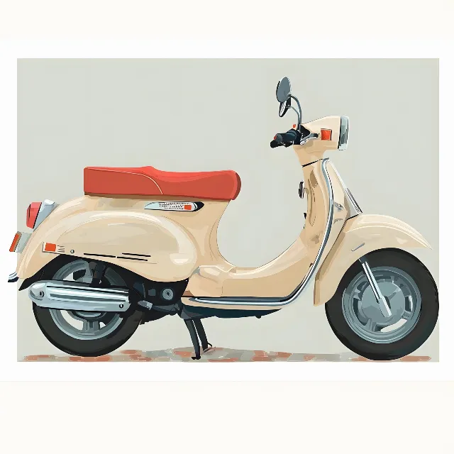 Scooter, Moped, Fender, Vespa