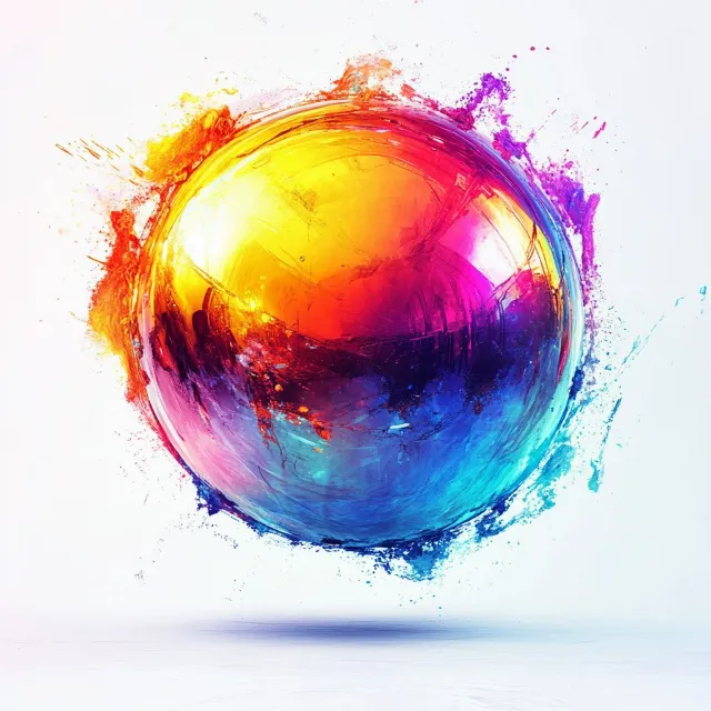 Red, Orange, Sphere, Graphics, Ball, Graphic design