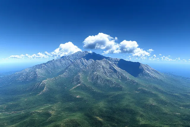 Blue, Mountainous landforms, Mountain, Mountain range, Highland, Hill, Cloud, Terrain, Ridge, Summit, Hill station, Cumulus, Alps, Arête, Meteorological phenomenon, Glacial landform, Massif, Volcanic landform, Batholith, Mount Scenery