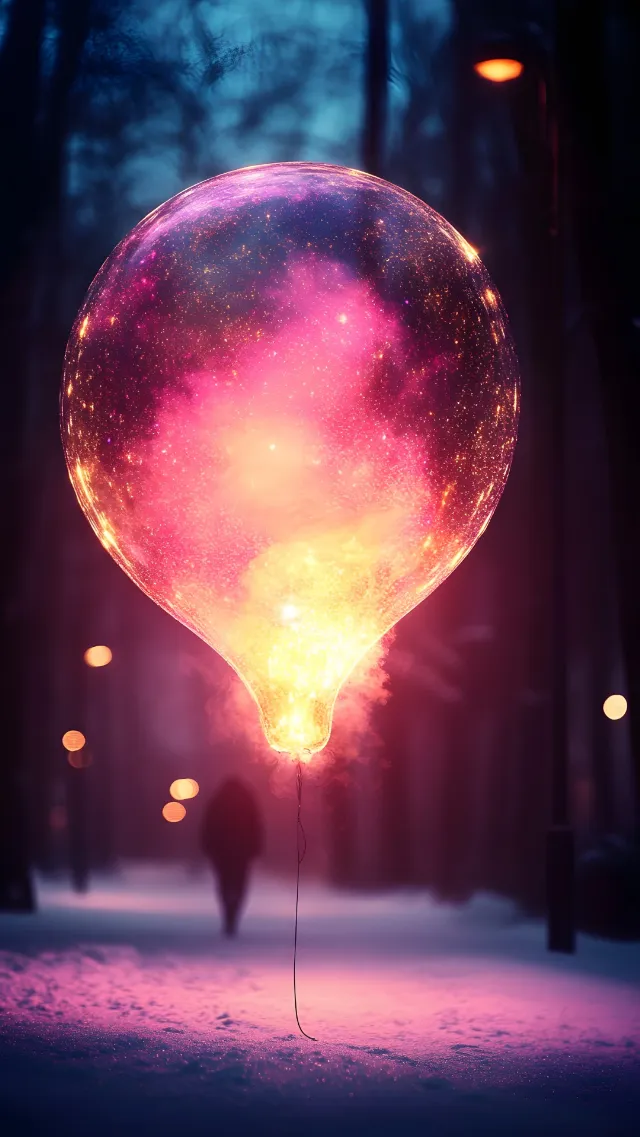 Lighting, Orange, Balloon, Pink, Night, Light fixture, Lens flare, Party Supply, Evening, Sphere, Incandescent light bulb, Lantern, Light Bulb, Heat