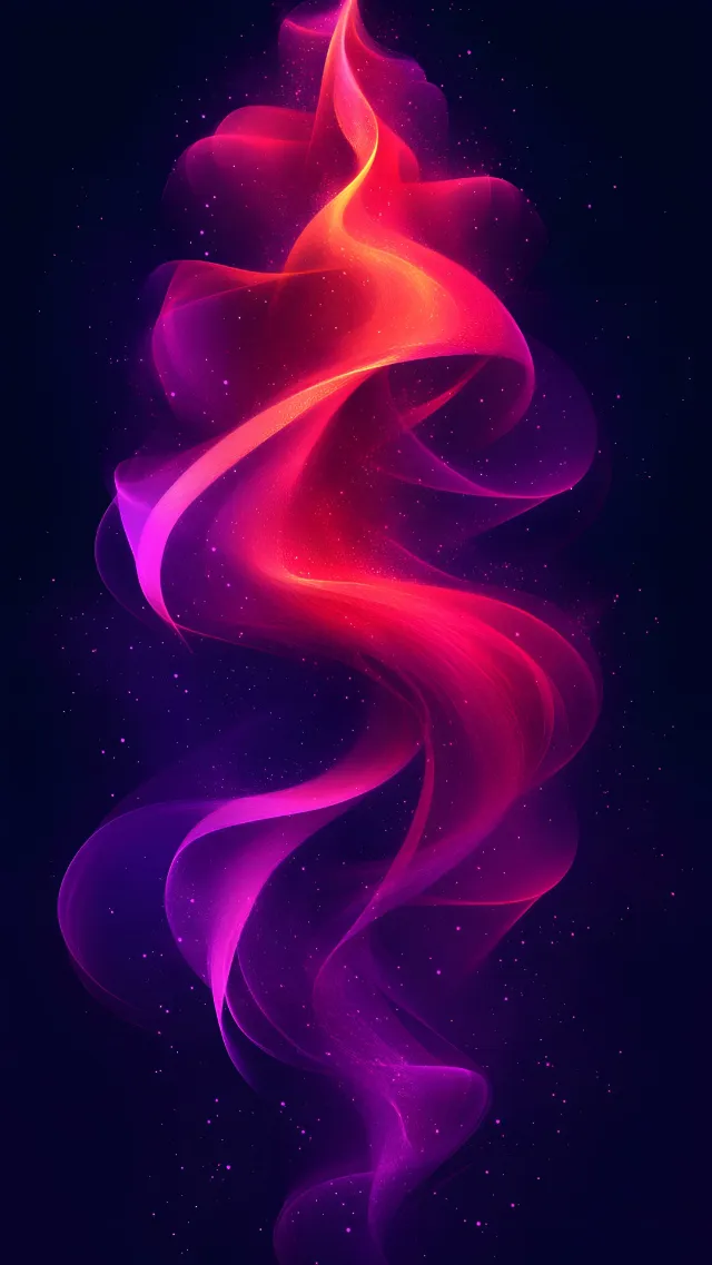 Red, Pink, Orange, Purple, Graphics, Graphic design, Design, Night, Fractal art