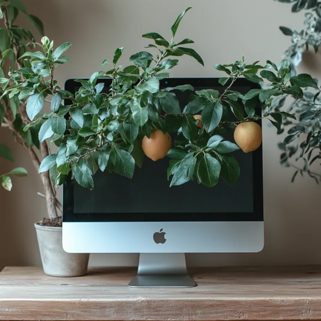 Flowerpot, Twig, Houseplant, Bonsai, Plant stem, Produce, Chinese sweet plum, Herb, Still life photography, Natural foods