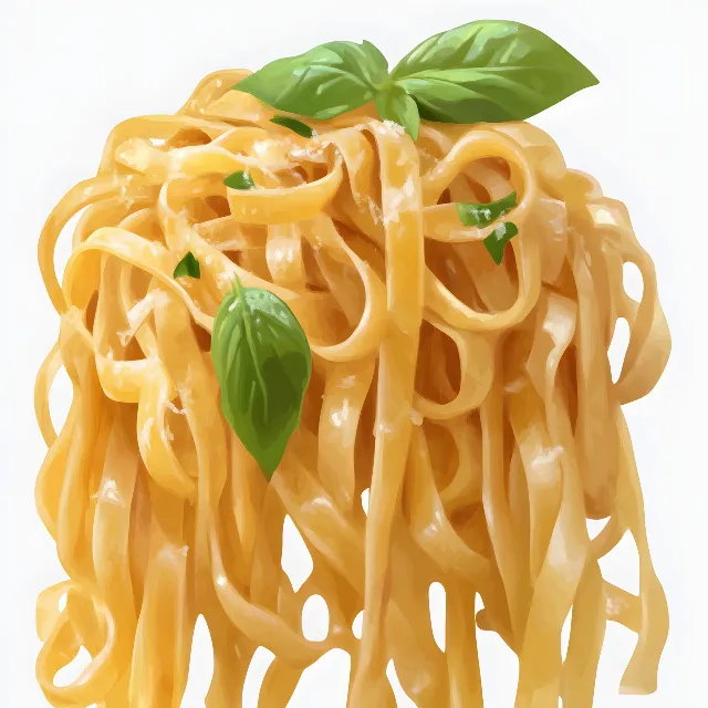 Food, Pasta, Fettuccine, Al dente, Ingredient, Tagliatelle, Bavette, Vegetable, Scialatelli, Noodle, Taglierini, Staple food, Recipe, Stringozzi, Fettuccine Alfredo, Lasagnette, Produce, Mee pok, Condiment, Pasta al pomodoro