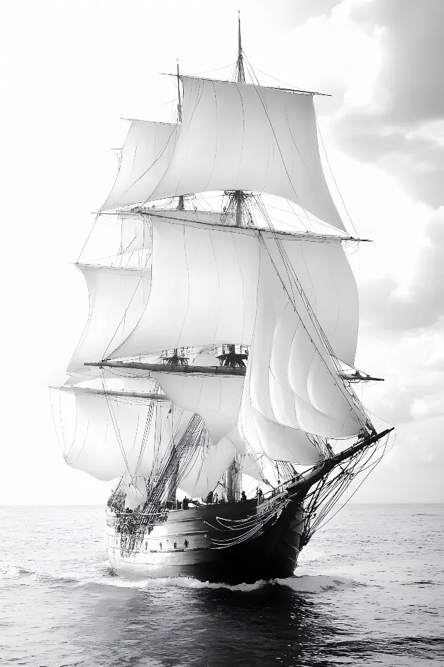 Boat, Sail, Sailing ship, Mast, Tall ship, Watercraft, Sailboat, Full-rigged ship, Windjammer, Ship, Barquentine, Sailing, Naval architecture, Barque, Clipper, Ship replica, Brig, Brigantine, Galiot, Sloop-of-war