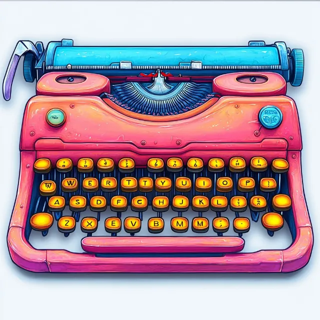 Typewriter, Office Equipment, Clip art, Graphics, Graphic design