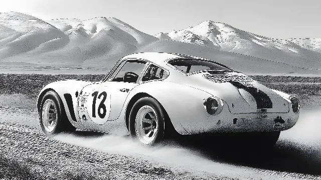 Car, Race car, Classic car, Sports car, Motorsport, Racing, Auto racing, Race track, Performance car, Sports car racing, Regularity rally, Rolling, Hood, Coupé, Kit car, Porsche, Driving, Antique car, Endurance racing, Grand tourer