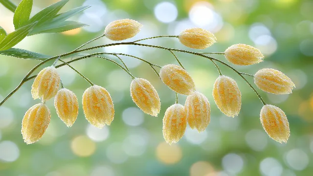 Yellow, Close-up, Macro photography, Bud, Lilies, Amaryllidaceae