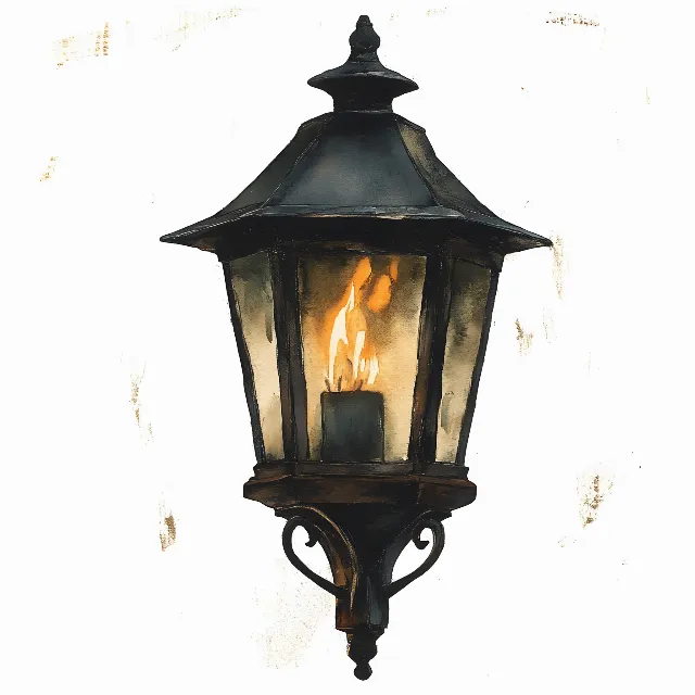 Lantern, Sconce, Light fixture, Lamp