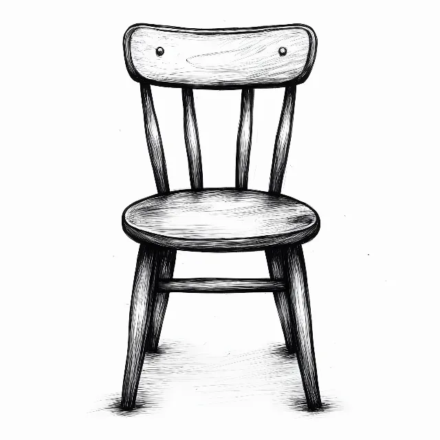 White, Drawing, Clip art, Chair, Sketch, Design, Armrest