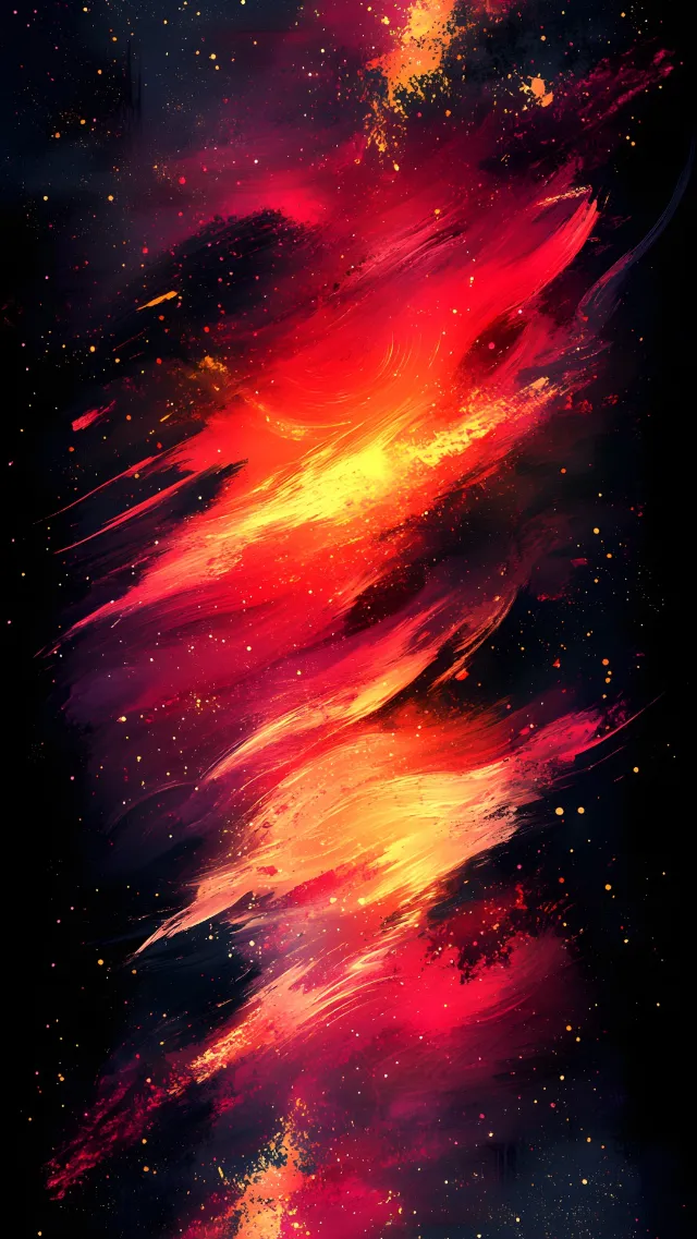 Red, Orange, geological phenomenon, Heat, Night, Fire, Graphics, Flame, Universe, Astronomical object