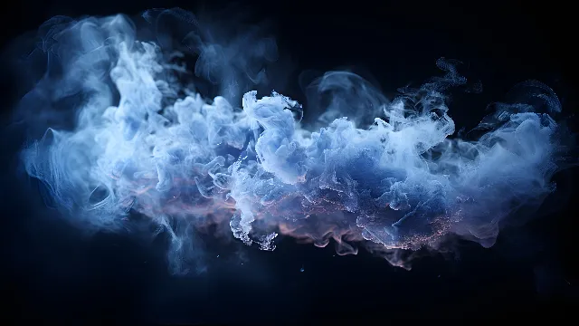 Atmospheric phenomenon, Art, Gas, Electric blue, Sky, Smoke, Darkness, Space, Cloud, Event, Meteorological phenomenon, Pattern, Font