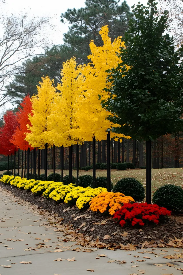 Leaf, Yellow, Green, Trunk, Woody plant, Spring, Garden, Autumn, Landscaping, Sensitive plant