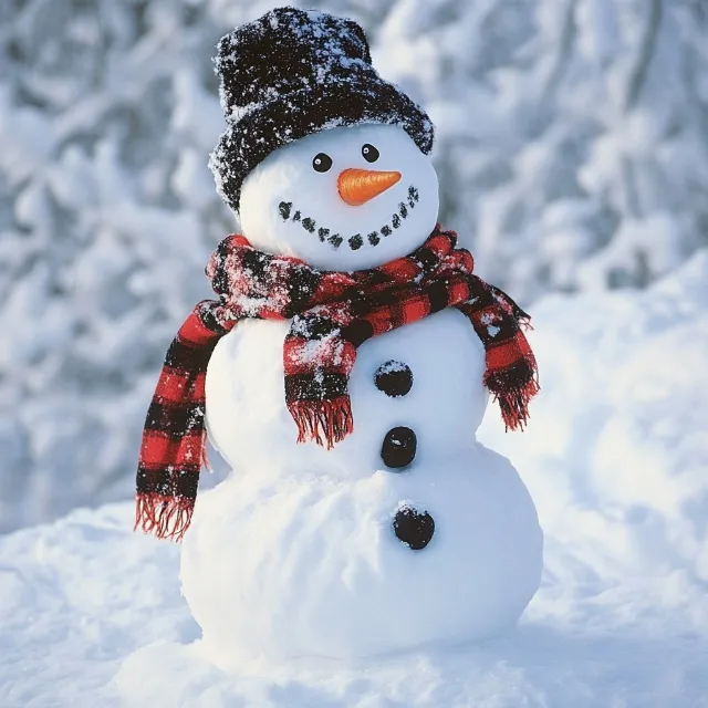 Snow, Snowman, Winter, Freezing, Frost, Playing in the snow, Ice, Precipitation