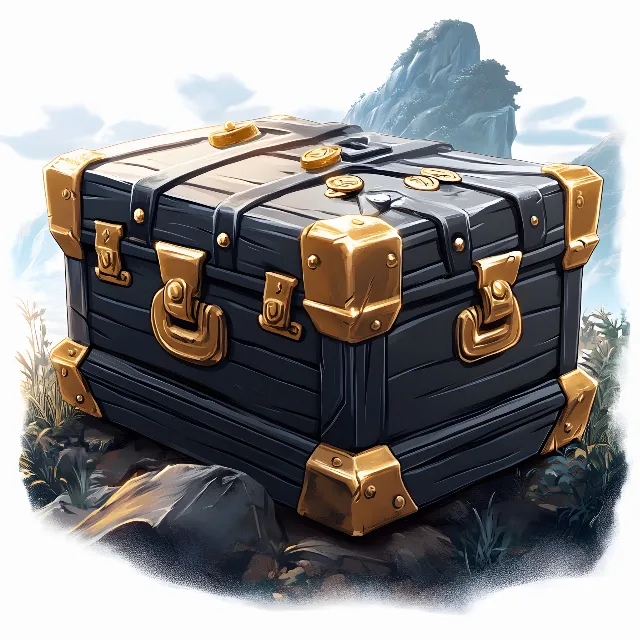 Treasure, Animation, Suitcase, Baggage, Trunk