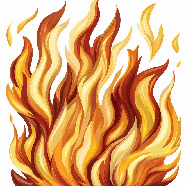 Red, Orange, Flame, Fire, Graphics, Clip art, Heat