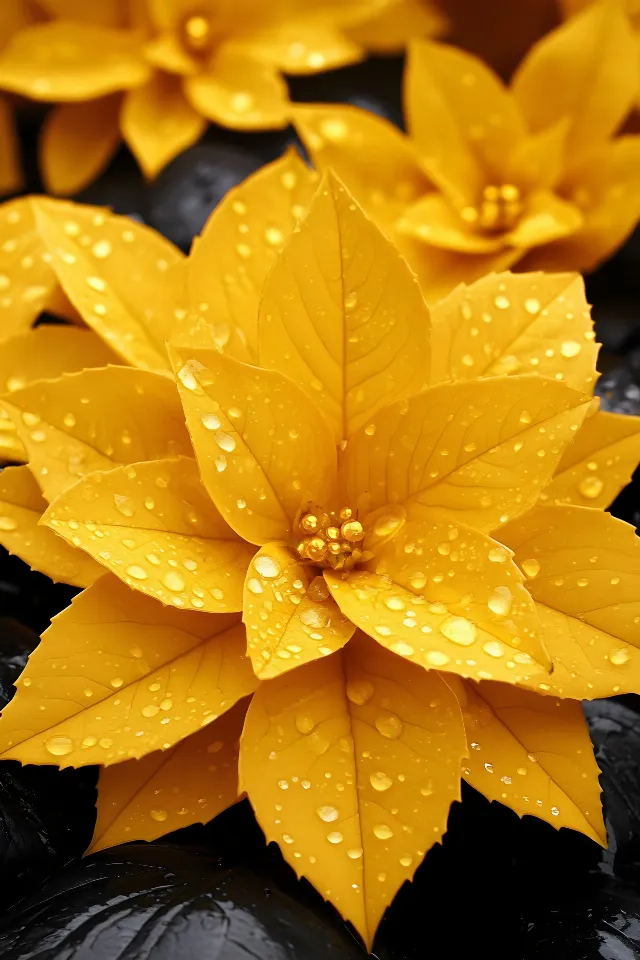 Flower, Petal, Yellow, Close-up, Flowering plant, Macro photography, Perennial plant