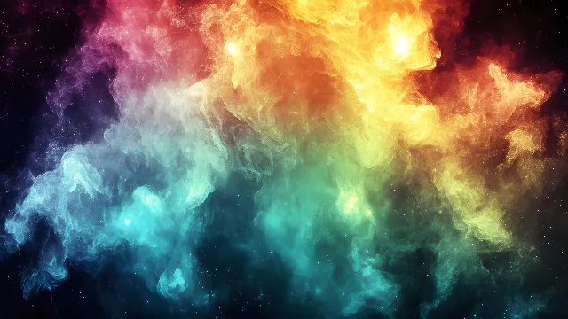 Blue, Red, Orange, Pink, Graphics, Nebula, Heat, Graphic design, Universe, Science