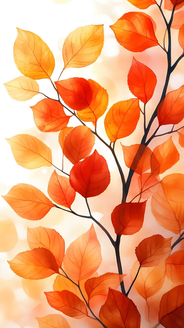 Plant, Petal, Leaf, Orange, Branch, Botany, Twig, Amber, Red, Deciduous, Flowering plant, Tints and shades, Wood, Peach, Natural landscape, Tree, Art, Event, Plant stem, Herbaceous plant