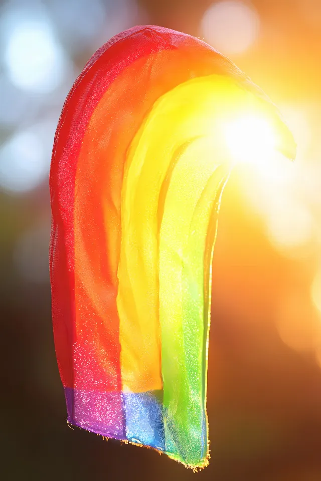 Orange, Yellow, Rainbow, Pink, Meteorological phenomenon, Macro photography